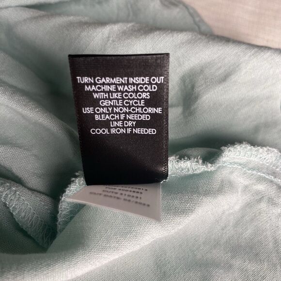 Torrid Babydoll Fit And Flare Sleeveless Top Tank Hook & Eye Size 2X Mint Green - Picture 9 of 9